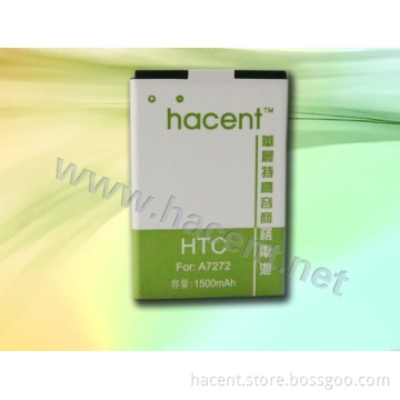 Mobile Phone Battery for HTC A7272, 1500mAh, 3.7V
